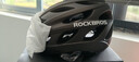 洛克兄弟（ROCKBROS） 骑行头盔带风镜山地公路自行车头盔男女一体成型炫彩安全帽 钛色：58-62cm 变色镜片 全天可用 实拍图