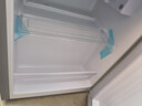 奥克斯（AUX）家用双门迷你小型冰箱 冷藏冷冻保鲜小冰箱 宿舍租房节能电冰箱 【国家补贴】BCD-35K118 普通款 银色 实拍图