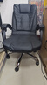 零梦 老板椅办公椅电脑椅座椅大班椅家用可躺升降转椅按摩搁脚午休 黑色乳胶款可躺按摩【推荐】 尼龙脚 实拍图