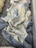 DOMIAMIA豆豆毯婴儿被子秋冬宝宝盖毯安抚被儿童被子A类毛毯薄夹棉110*140 实拍图