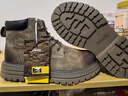 Jeep吉普马丁靴男加绒保暖男靴秋冬男士工装靴大黄靴 卡其 40 实拍图