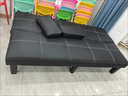 柚公馆沙发床可折叠两用多功能小户型门店办公室2米客厅三人沙发床速发 长度2米 s款宽1.2米 黑色 实拍图