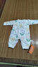 贝瑞加（Babyprints）宝宝连体衣2件装纯棉婴儿衣服柔软满月服长袖哈衣家居爬服 兔鹿66 实拍图