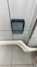 西门子（SIEMENS）开关插座防水盒 通用86型暗装面板防溅盒 透明黑(可90°悬停) 实拍图