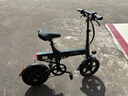 凤凰（Phoenix）电动自行车折叠电动车锂电池小型代驾车男女式成人电助力车 R8L黑/非折叠/36V内置电池 6AH电动续航18km 实拍图