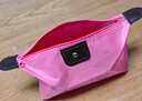 骑行便携收纳包化妆包旅行用品水饺包婴儿推车收纳袋大容量防水 玫红一个装 实拍图