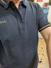 吉普（JEEP）短袖T恤男夏季Polo商务休闲衫男士宽松凉感衣服男装 宝蓝  L 实拍图