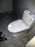 九牧（JOMOO）马桶 家用虹吸式马桶大冲力节水坐便器 防臭瞬冲 易洁抗菌马桶 行业爆款-双旋暴风冲11370-305坑 实拍图