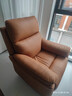 左右沙发功能皮感科技布单人沙发单椅DZY6010 暮光橙31055 实拍图