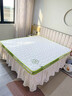 红蜻蜓（RED DRAGONFLY）乳胶床垫1.5米x2.0米记忆棉软垫家用卧室榻榻米垫子海绵租房专用 印花双拼-白绿【厚约6cm】 双人床-150x200cm【不易塌陷】 实拍图