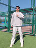 棉致2026新款卫裤男潮牌休闲男生裤子春秋宽松加绒阔腿直筒运动休闲裤 白花灰色（春秋款） XL 【125-140斤】 实拍图