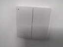 德力西(DELIXI)开关插座面板 CD821系列 单开一开多控开关 时尚白大板 实拍图