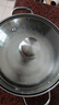304不锈钢火锅锅家用涮火锅盆锅具大容量燃气电磁炉专用汤锅 【加厚材质】304汤锅 26cm 实拍图
