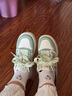 回力（Warrior）官方女鞋板鞋女秋季厚底百搭透气小白鞋女士运动休闲鞋子女米绿39 实拍图