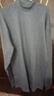 浪莎100%纯棉男士秋衣单件上衣中领保暖内衣中老年打底全棉毛衫半高领 【深灰上衣】·中领100%纯棉 3XL /185 实拍图