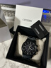 西铁城（CITIZEN）手表男日韩表黑武士光动能黑盘钢带商务送礼物男友CA0615-59E 实拍图