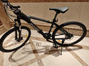 喜德盛（xds）山地自行车黑客350/旭日310 X6铝合金车架21速变速机械碟刹 黑客350 黑银17寸（25款） 实拍图