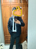罗蒙外套男秋季商务男士翻领行政夹克上衣干部厅局风爸爸装i8藏青XL 实拍图