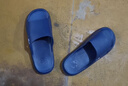 回力静音男士室内户外穿厚底防滑速干洗澡凉拖鞋HL3A23深蓝42-43码 实拍图