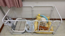 贝初众狗围栏室内宠物围栏狗笼子狗栅栏狗笼小中大型犬猫围栏狗笼折叠 120*60*60cm【适合中小型犬】 【6片】自由拼接组合围栏 加粗加密框架/无惧啃咬 实拍图