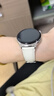 威千图适用华为手表表带真皮GT6/6pro/GT5/5pro/Watch5/4/4pro/3/3pro/GT4/3/2运动表带男【白色】 实拍图