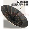 全品屋全自动雨伞大号加固加厚结实抗风遮阳防晒伞太阳伞男士折叠晴雨伞 【224骨】加固黑胶自动伞-梧桐米 实拍图