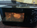 格兰仕（Galanz）微波炉光波炉蒸烤箱一体机 不锈钢内胆 家用平板式23升大容量速热 简易旋钮操作G80F23SP-M8(S0) 黑色 实拍图