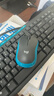 罗技（Logitech）MK275 键鼠套装 无线键鼠套装 办公键鼠套装 全尺寸 商务键鼠套装 带无线2.4G接收器 黑蓝色 实拍图