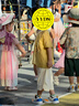 罗蒙男童汉服中国风端午唐装套装儿童新中式毕业演出服 黄色110 晒单实拍图