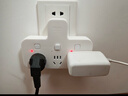 公牛（BULL）转换插头/品字形一转三插座/无线转换插座/电源转换器 适用卧室、厨房 3位分控开关插座  实拍图