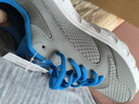 安踏男鞋运动鞋男秋冬季男士软底网面透气跑步鞋休闲鞋皮面防水鞋子男 (网面透气)中灰/魅力蓝 44 （10码） 实拍图