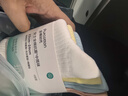 全棉时代男女袜子情侣全棉5A抗菌透气中长筒袜短筒袜4双装 实拍图