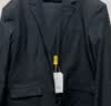 阿悠胖大码西服男商务结婚伴郎西装礼服 藏青单西 3XL/190（180-195斤） 实拍图