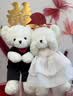 轩岛婚庆压床娃娃一对结婚新款高档陪嫁情侣玩偶喜婚房布置送新人礼物 婚纱熊大号一对【60cm】高品质送礼袋 超大号抱枕公仔毛绒玩偶婚房摆件正高品质版牌 实拍图