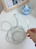 帅玺 适用iphone14数据线手机充电线苹果13快充usb12Pro平板11ipad短款xr 单条装-(雅灰白) 2米 实拍图