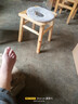 秉慈坐便器老年人坐椅家用孕妇坐便凳实木马桶凳子成人蹲厕座厕椅 免装40cm高4根木+薄垫+防滑垫 实拍图