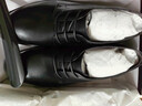百丽男鞋商务正装皮鞋休闲增高软底真皮鞋A0916 黑色-无钉版 39 实拍图
