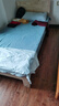 意米之恋橡胶木实木床主卧双人床大板【包安装】1m*2m床+5cm椰棕床垫 DB01 实拍图