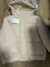 优衣库童装男童女童高性能复合连帽外套/保暖厚衣服473309 01 乳白色 110 实拍图