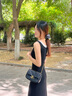 CinvaiKrose通勤包包女包2025新款斜挎包女士单肩链条包生日圣诞节礼物送女友 黑色Black【小号】送女友老婆走心 实拍图