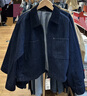 优衣库女装休闲拉链短茄克/外套巴恩风翻领时尚夹克 新款479208 69 藏青色(深牛仔色) L /160/88A 实拍图