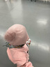 lemonkid婴儿帽子护耳毛线帽宝宝儿童帽子保暖防风 蒂娜小兔粉 48-52 实拍图