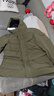 优衣库男装女装高级保暖羽绒茄克冰雪羽绒户外连帽外套477136 56 橄榄色 L /175/100A 实拍图
