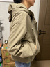 优衣库女装休闲连帽短外套/时尚百搭25秋冬新款479229 33 卡其色 M /160/84A 实拍图