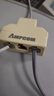 安普康（AMPCOM）电话分线器 RJ11水晶头电话线一分三延长分支器 固话座机1分3转换对接4通直通头 黄1个AMCAT3413 实拍图