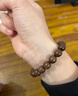 茂悦金丝檀木手串男檀香木质佛珠手链男文玩串珠手把件盘玩念珠手持 12mm+盘玩袋 实拍图