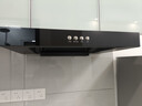 信联好太太油烟机顶吸式抽油烟机大吸力家用一级能效欧式T型体感挥手感应自清洗排油烟机900MM油烟机灶具套 700宽按键款+无自动清洗 自己安装 实拍图