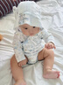 DOMIAMIA新生儿衣服婴儿包屁衣宝宝秋冬服饰婴儿哈衣爬服满月服和尚服 诺伊麦穗-套头款【棉氨双面】 73cm （推荐6-9个月） 实拍图