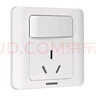 西门子（SIEMENS）开关插座 16A三孔带开关插座 暗装面板 远景雅白色5UB02021CC1 实拍图