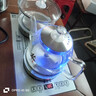 茶会友全自动上水电热水壶 茶台烧水壶 电茶壶煮泡茶家用办公一体茶桌嵌入式茶具电茶炉套装 1L 轻奢银-底部上水消毒款（37*20cm） 实拍图